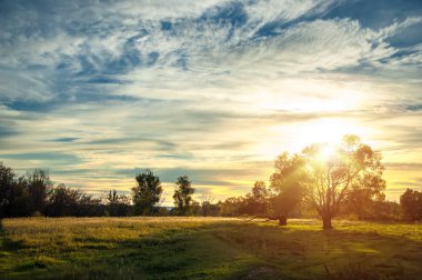 sonbahar günbatımı