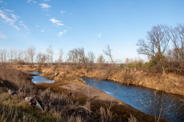 sonbahar park. sonunda geri. 