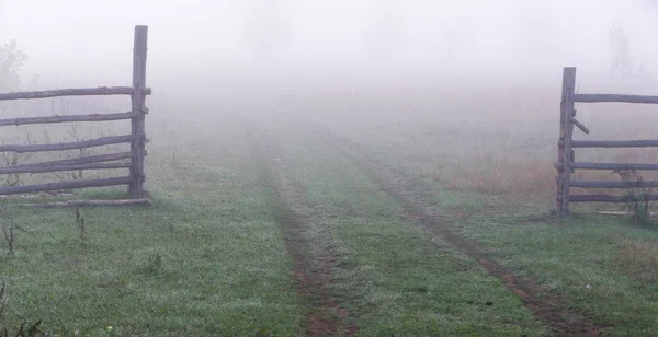 Jesienna mgła — Zdjęcie stockowe