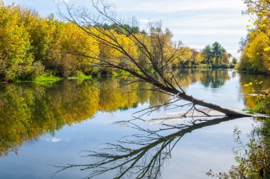 Sonbaharda nehir, yılın altın zamanı.
