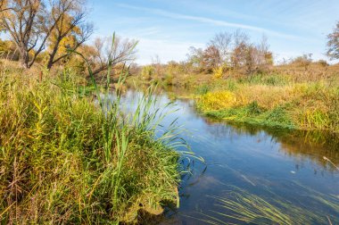 Sonbaharda nehir, yılın altın zamanı.