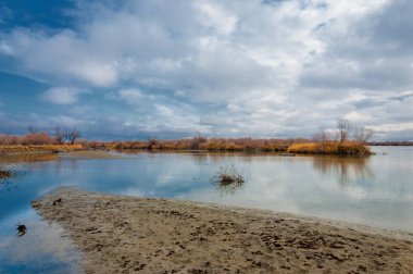 Çöle yakın. Çöl. bozkır.