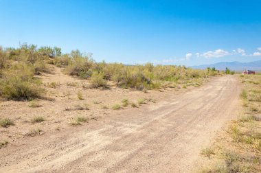 Bozkır yaz. Turgai Kaydet. Çölde Gölü