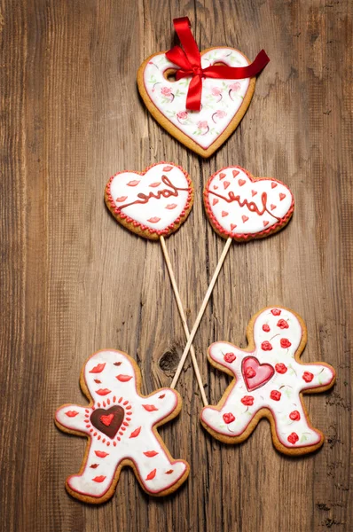 Galletas Día de San Valentín — Foto de Stock