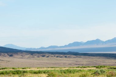 Bozkır yaz. Turgai Kaydet. Çölde Gölü