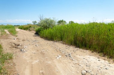 Bozkır yaz. Turgai Kaydet. Çölde Gölü