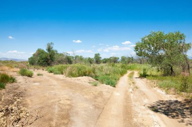 Bozkır yaz. Turgai Kaydet. Çölde Gölü