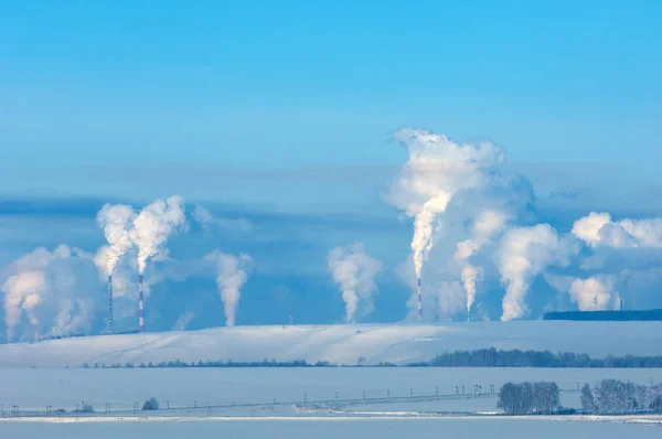 Humo industrial — Foto de Stock