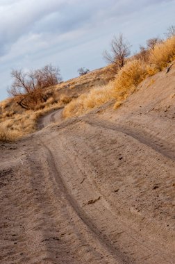 Bahar bozkırında nehir