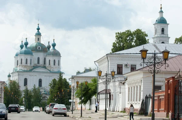 Yelabuga, Tatarstan, Russia. La cattedrale ortodossa di Spassky — Foto Stock