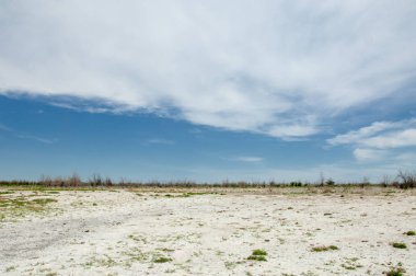 Bozkır tuzlu topraklar. tuz tuz tuz. Bozkır çayır ve