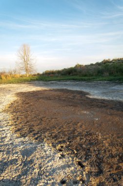 Bozkır tuzlu topraklar. tuz tuz tuz. Bozkır çayır ve