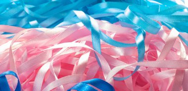 Tasarımınız için, projeniz için çok renkli kurdeleler