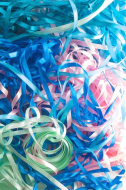 Tasarımınız için, projeniz için çok renkli kurdeleler