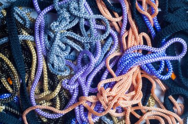 Ayakkabı bağcığı. arka plan