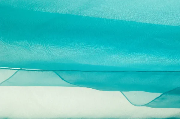 Синя прозора текстура тканини — стокове фото