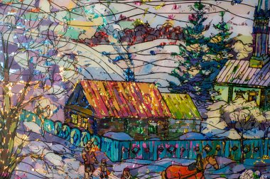 Etnografi, cam altında resim,