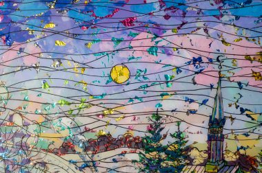 Etnografi, cam altında resim,