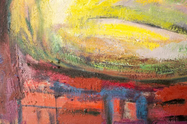 Doku Arka Plan Resim Yağla Boyandı Soyut Çizim Çeşitli Renklerin — Stok fotoğraf