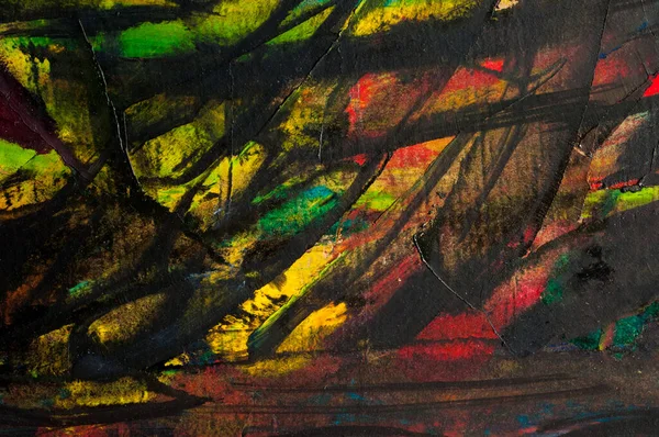 Kunstbild mit Ölfarbe gemalt. abstraktes Muster — Stockfoto