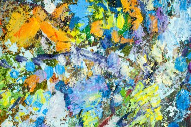 Tataristan 'ın saygıdeğer sanatçısı M. Sh Khaziev. Sahne boyalı yağ baba