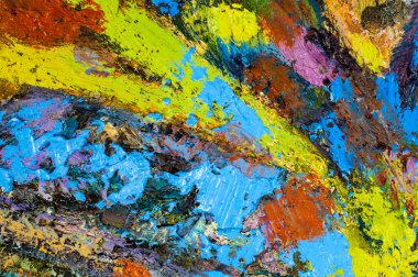 Tataristan 'ın saygıdeğer sanatçısı M. Sh Khaziev. Sahne boyalı yağ baba