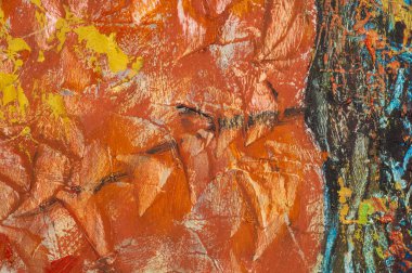 Tataristan 'ın saygıdeğer sanatçısı M. Sh Khaziev. Sahne boyalı yağ baba