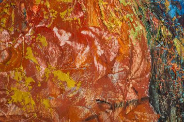 Tataristan 'ın saygıdeğer sanatçısı M. Sh Khaziev. Sahne boyalı yağ baba