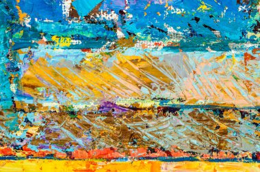 Tataristan 'ın saygıdeğer sanatçısı M. Sh Khaziev. Sahne boyalı yağ baba