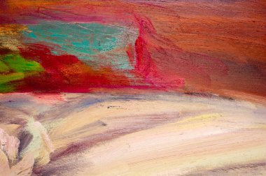 Etnografya, M.Sh. Khaziev. Sanatçı resim yağlarda boyalı. Geri