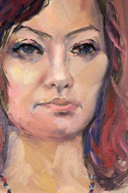 Etnografya, M.Sh. Khaziev. Sanatçı resim yağlarda boyalı. FEMA