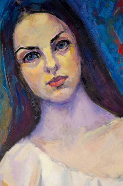 Etnografya, M.Sh. Khaziev. Sanatçı resim yağlarda boyalı. FEMA