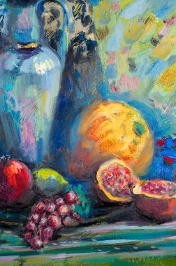 Etnografya, M.Sh. Khaziev. sanatçı resim yağlarda boyalı. Natb