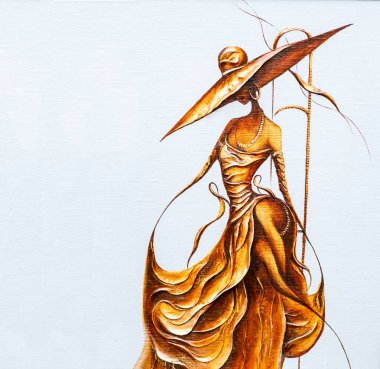 Baharat, resim, sahne, manzara, parça, tuval. - Evet. Bir sanatçı acısı