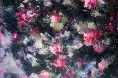 Natalia Babkina ressam, yağlı boyayla boyanmış resim, karın kasları.