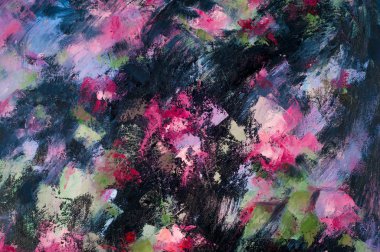 Natalia Babkina ressam, yağlı boyayla boyanmış resim, karın kasları.