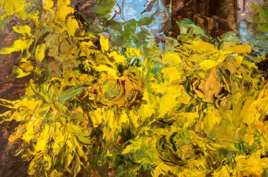 Natalia Babkina ressamı, yağlı boyalarla boyanmış resim. Bou!