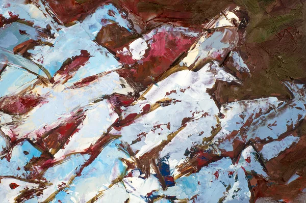 Наталья Бабкина художник, картина, написанная масляными красками. flo — стоковое фото