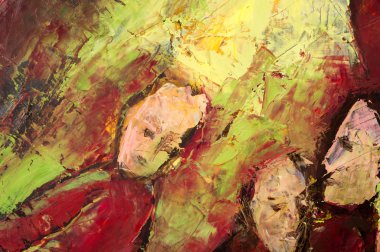 Natalia Babkina ressamı, yağlı boyalarla boyanmış resim. Liv