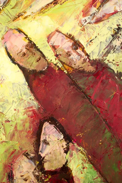 Natalia Babkina artista, el cuadro pintado con pinturas al óleo. liv — Foto de Stock