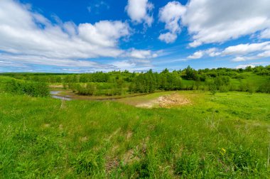 İlkbahar fotoğrafçılığı, çayırlar, tarlalar, vadiler, tepeler, kırsal alanlar..