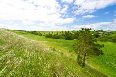 İlkbahar fotoğrafçılığı, çayırlar, tarlalar, vadiler, tepeler, kırsal alanlar..
