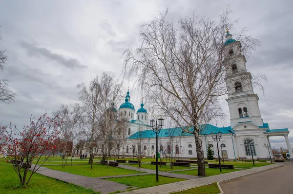 城市景观 秋季摄影 古城建筑 Elabuga是鞑靼斯坦历史最悠久的居住区之一 俄罗斯10 2019 — 图库照片
