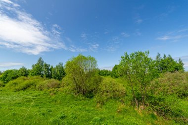 Bahar fotoğrafçılığı, bulutlu gökyüzü manzarası..
