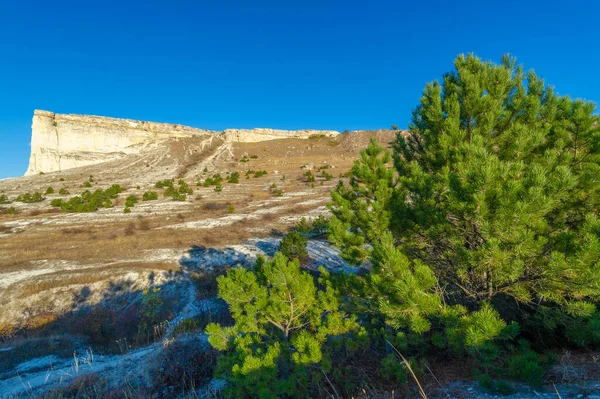 Fotos Península Otoño Crimea Kaya Roca Blanca Distrito Belogorsky Río —  Fotos de Stock