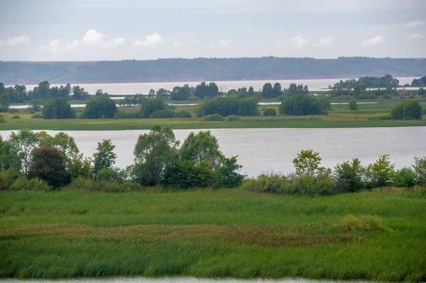 Foto Verano Mes Agosto Río Volga Zona Ciudad Bulgari Lluvia — Foto de Stock