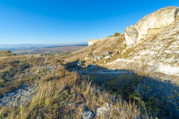 Fotos Península Otoño Crimea Kaya Roca Blanca Distrito Belogorsky Río —  Fotos de Stock