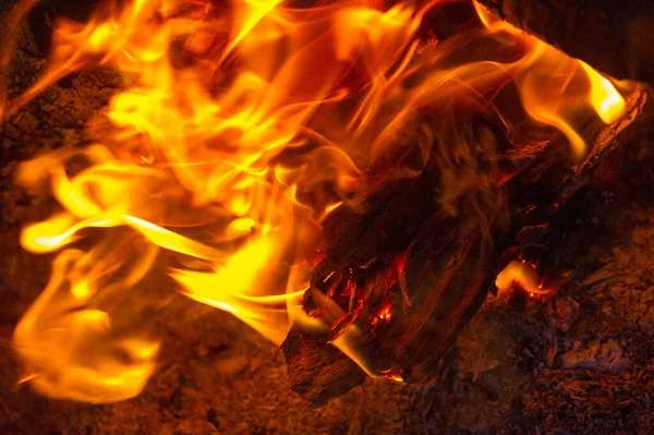 Fuego Forma Más Común Puede Conducir Fuego Que Puede Causar — Foto de Stock