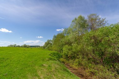 Bahar fotoğrafçılığı, eriyen kar ve yaz yağmurlarından oluşan eski bir vadi. Ceviz, meşe, huş ağacı, dağ külleri ve ıhlamur ormanları kenarlarda yetişir. Beyaz bulutlu parlak, yumuşak gökyüzü