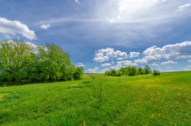 Bahar fotoğrafçılığı, eriyen kar ve yaz yağmurlarından oluşan eski bir vadi. Ceviz, meşe, huş ağacı, dağ külleri ve ıhlamur ormanları kenarlarda yetişir. Beyaz bulutlu parlak, yumuşak gökyüzü